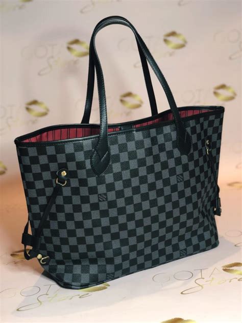 louis vuitton damier graphite neverfull